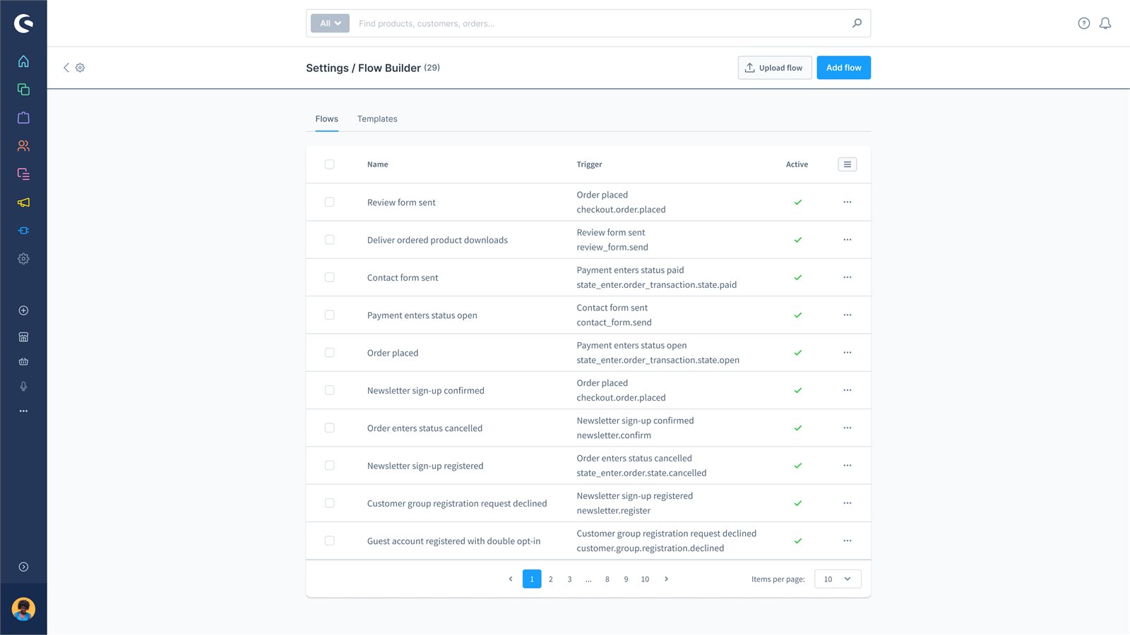 Shopware Flow Builder